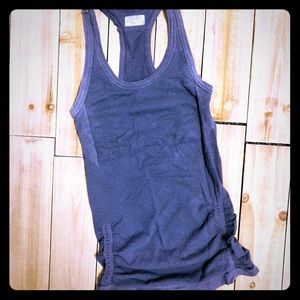 Athleta M Womens Fast Track Racerback Tank Ruched